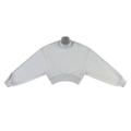 Women's Crop Mock Neck Sweatshirt
