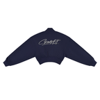 Women's Crop Mock Neck Sweatshirt