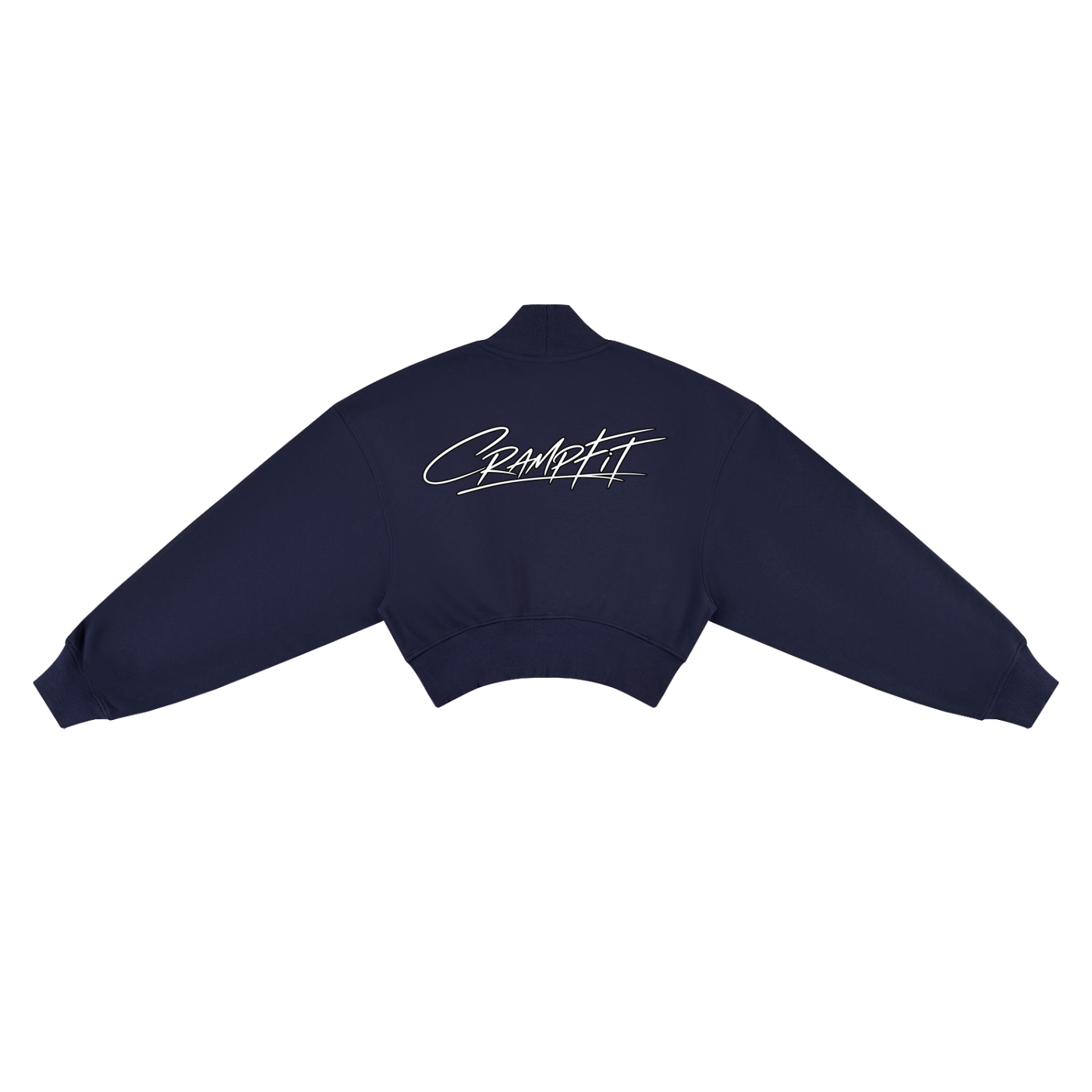 Women's Crop Mock Neck Sweatshirt