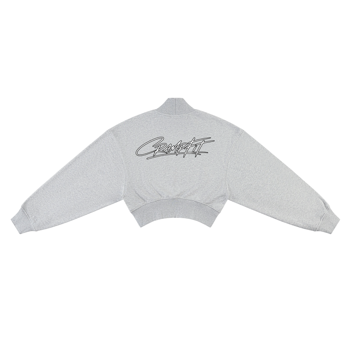 Women's Crop Mock Neck Sweatshirt