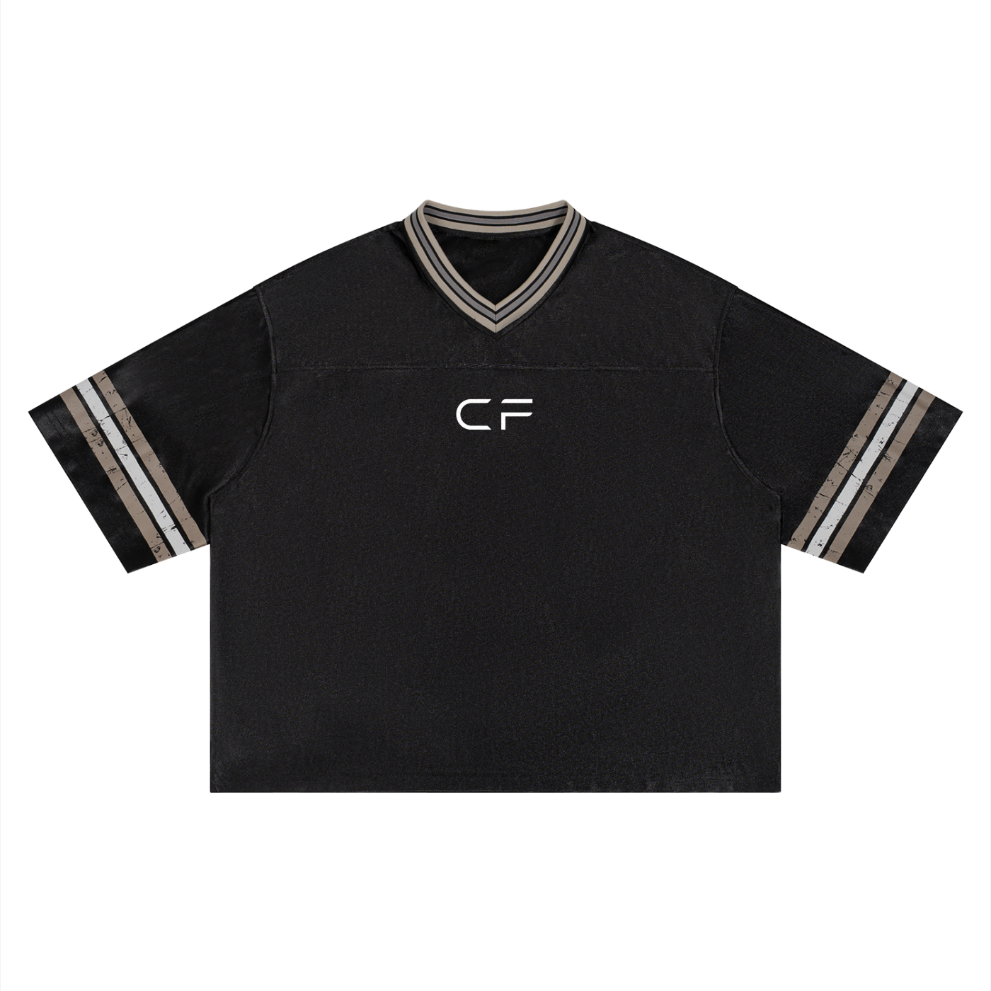 Unisex Boxy Striped Soccer Jersey
