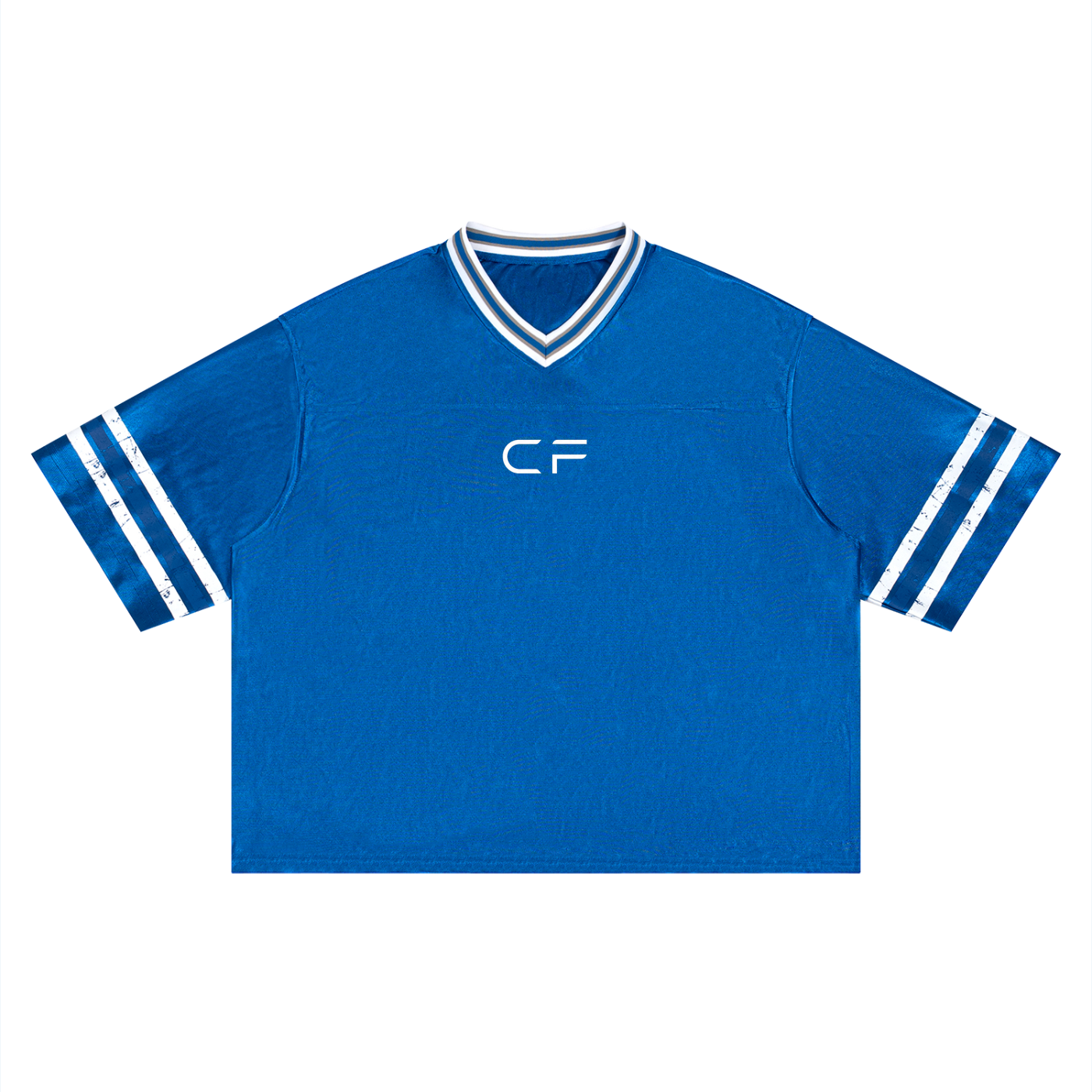 Unisex Boxy Striped Soccer Jersey