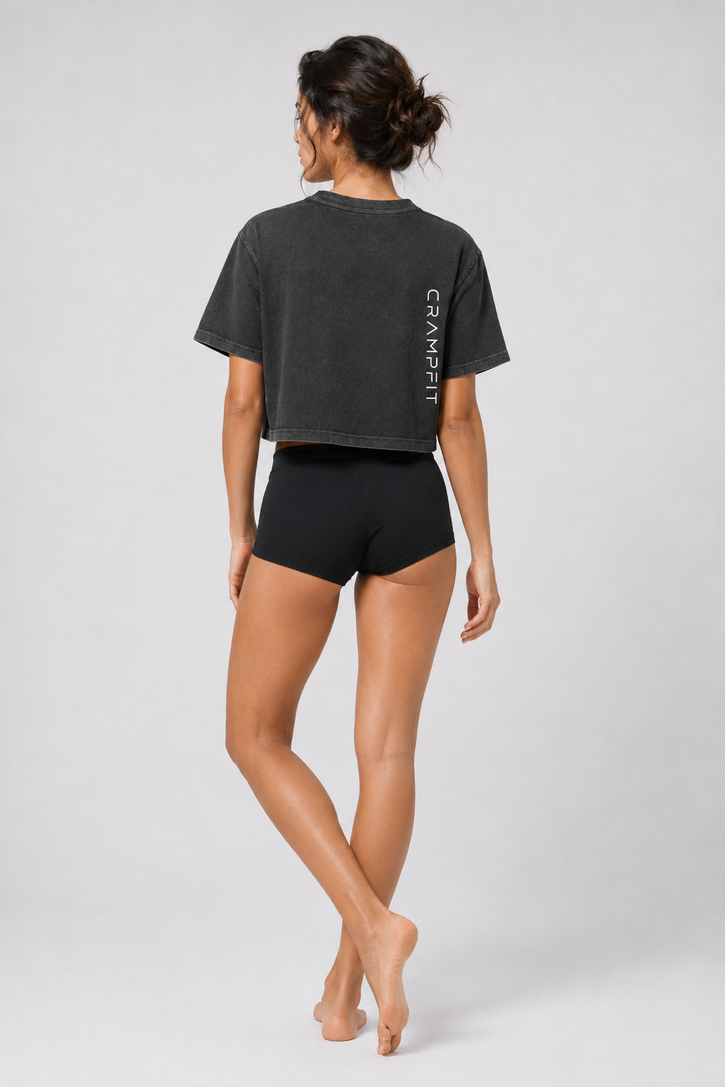 CRAMPFIT CROP TEE women’s activewear – product view 2