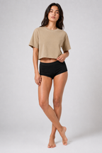 CRAMPFIT CROP TEE women’s activewear – product view 4