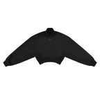 Women's Crop Mock Neck Sweatshirt
