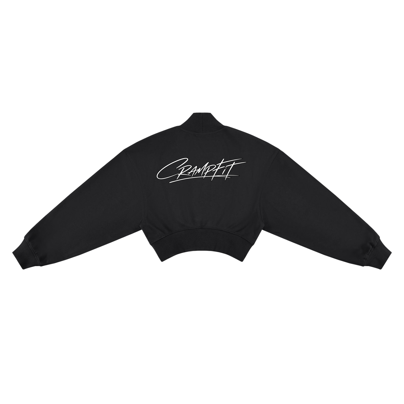 Women's Crop Mock Neck Sweatshirt